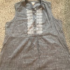 JCrew chambray top